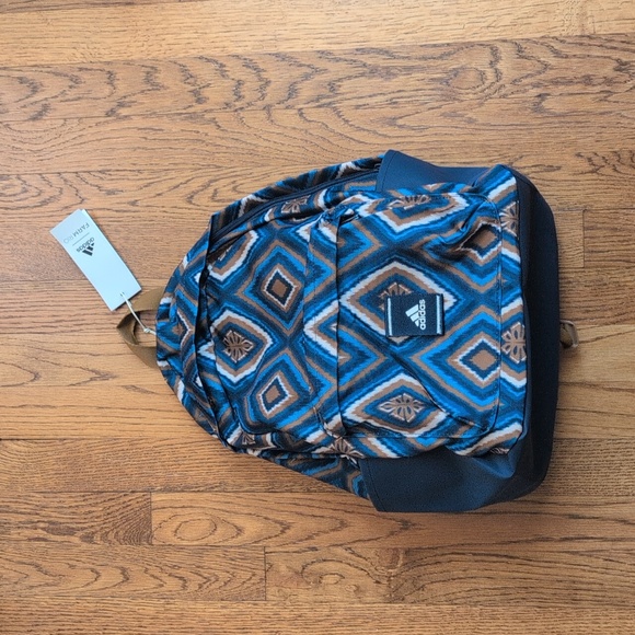 NWT FARM Rio Adidas Collaboration Backpack Abstract Geometric Print Colorful Bag main image 4